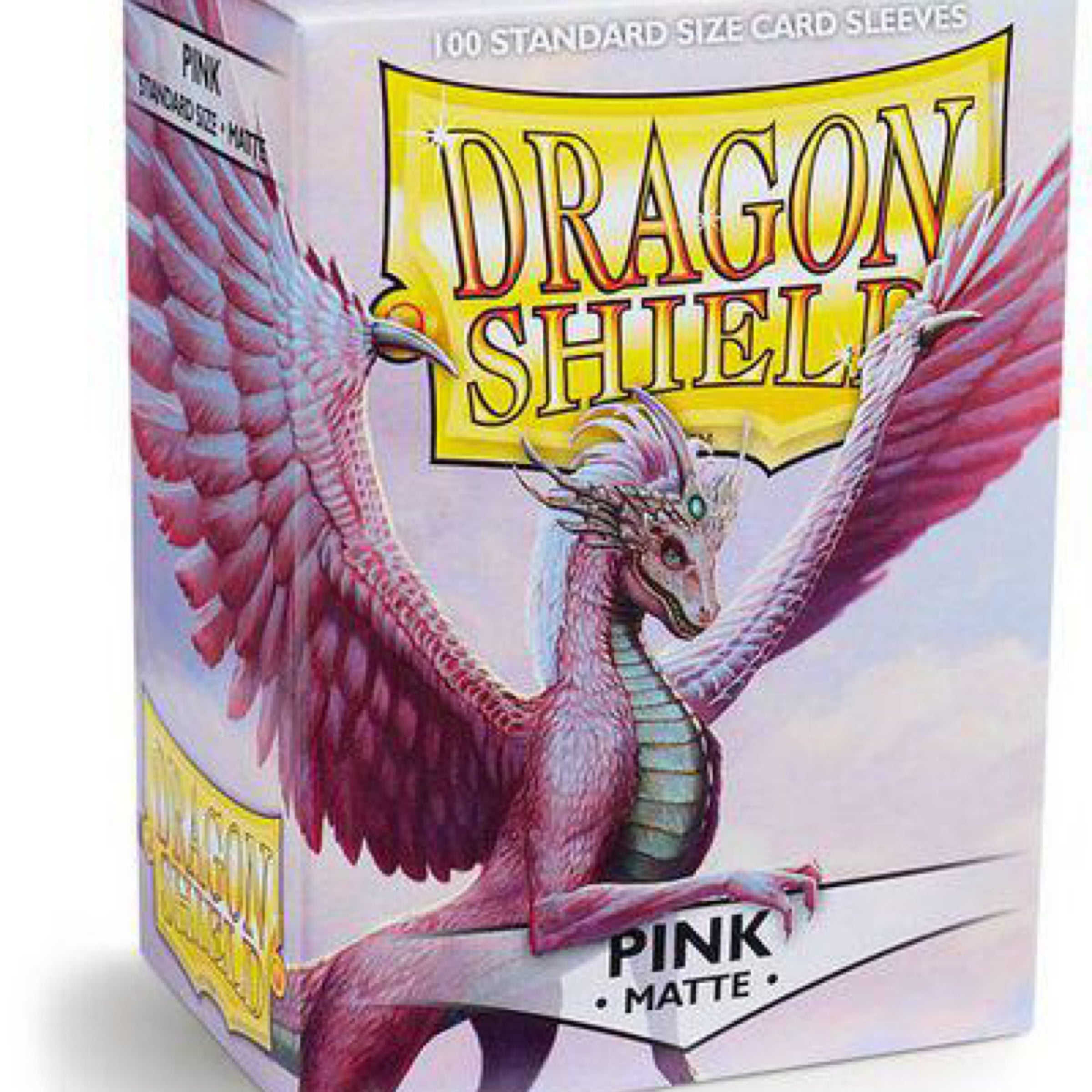 pink card sleeves Dragon Shield Matte Japanese Sized (60ct) no acid Prime Sleeves Pink 66x91